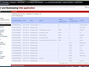main page with transaction  history